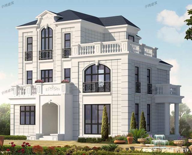 豪華的三層別墅設(shè)計圖