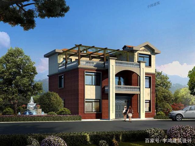 豪華的三層別墅設(shè)計圖