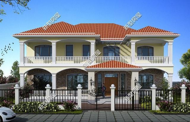 帶陽臺的農(nóng)村建筑設(shè)計圖