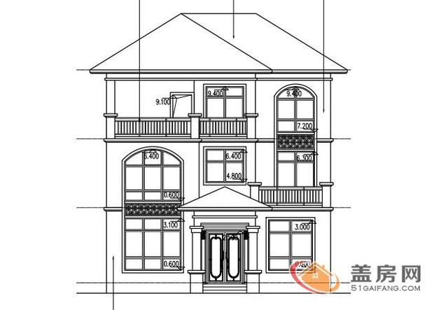 120平方米的農(nóng)村房屋設(shè)計圖紙