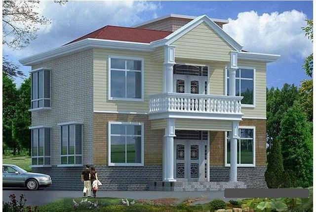 90平方米的小別墅的設(shè)計圖