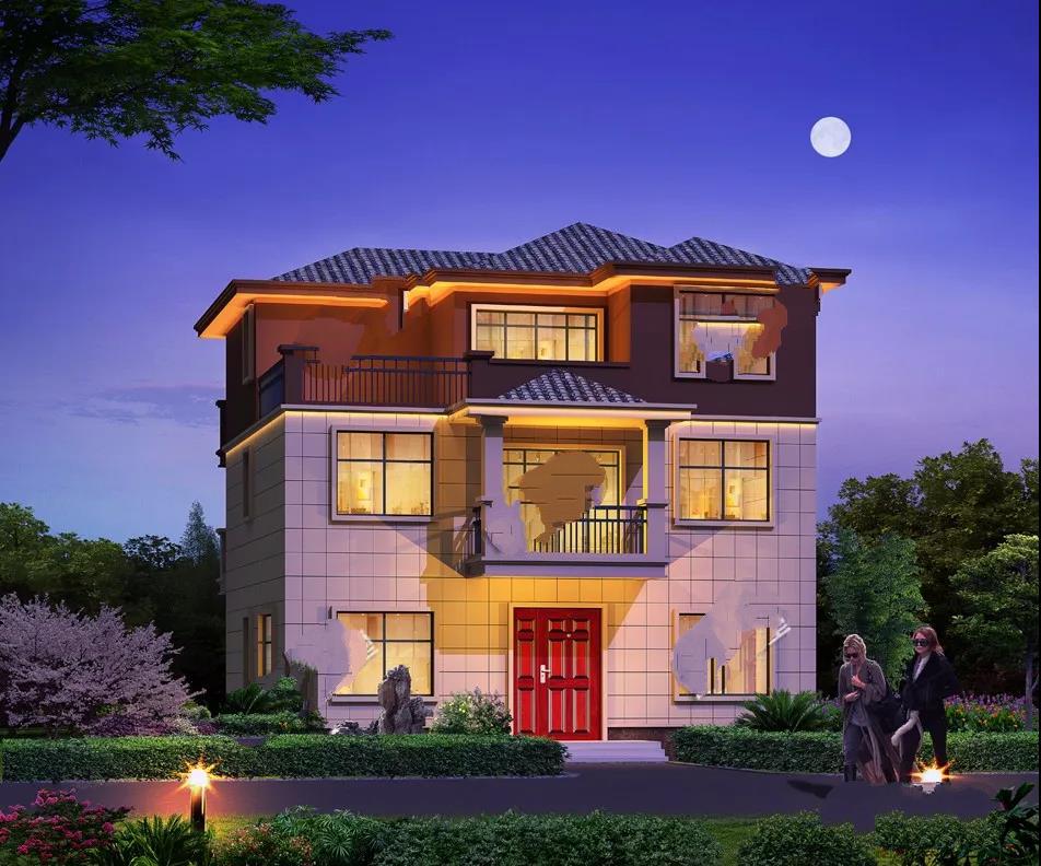 新中國式風(fēng)格設(shè)計的農(nóng)村別墅