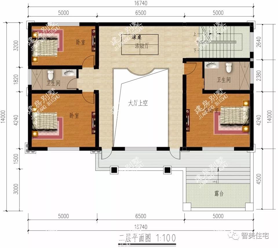 寬16-17米的農(nóng)村別墅