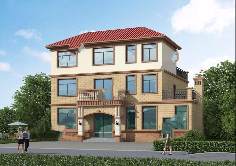 寬16-17米的農(nóng)村別墅