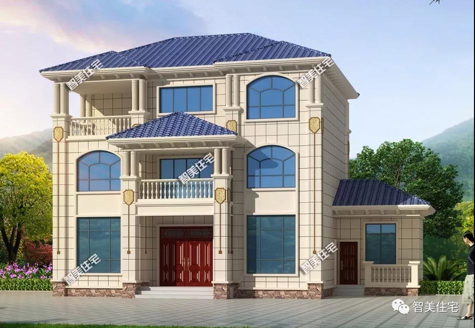 寬16-17米的農(nóng)村別墅