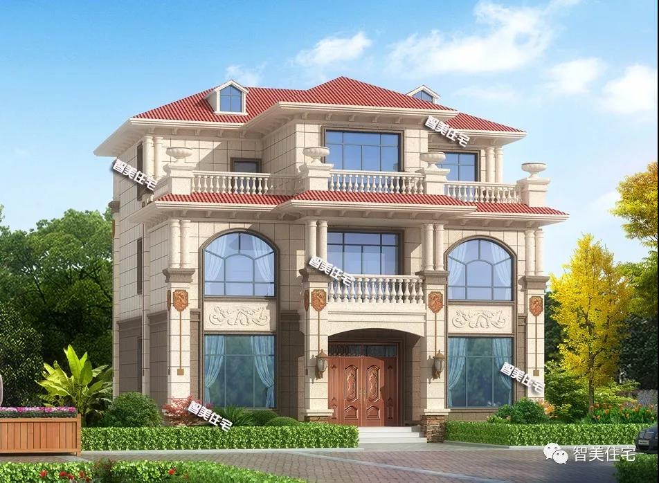 歐式設(shè)計的農(nóng)村別墅