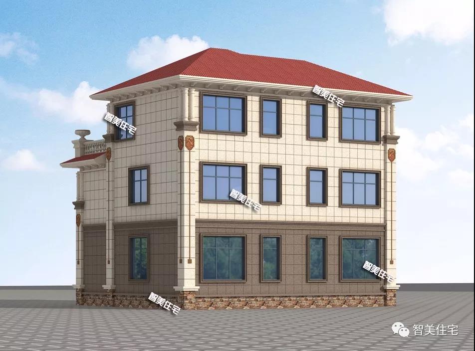 歐式設(shè)計的農(nóng)村別墅