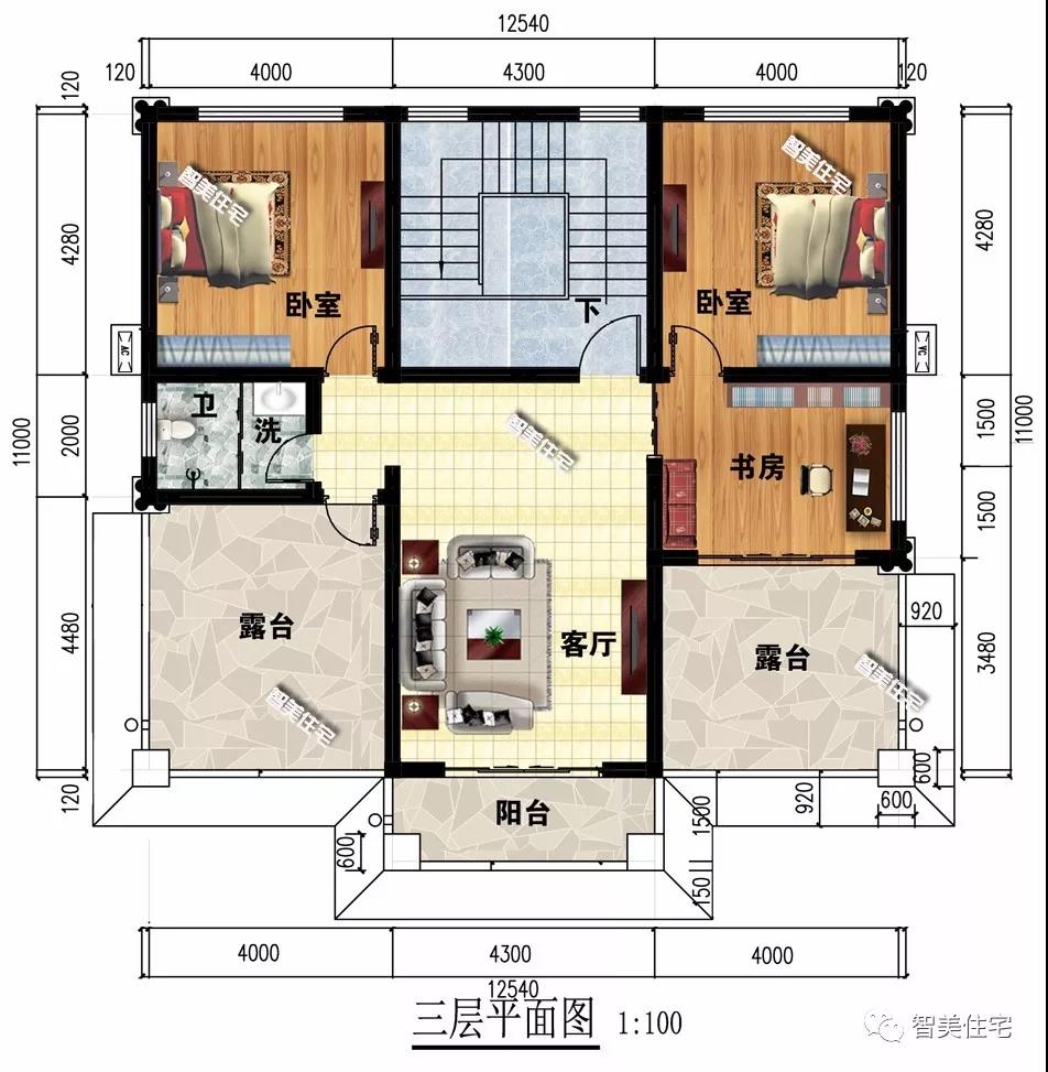 歐式設(shè)計的農(nóng)村別墅