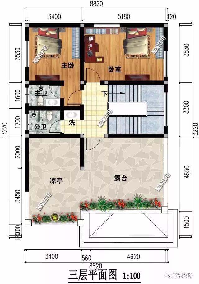 小戶(hù)型設(shè)計(jì)的農(nóng)村別墅