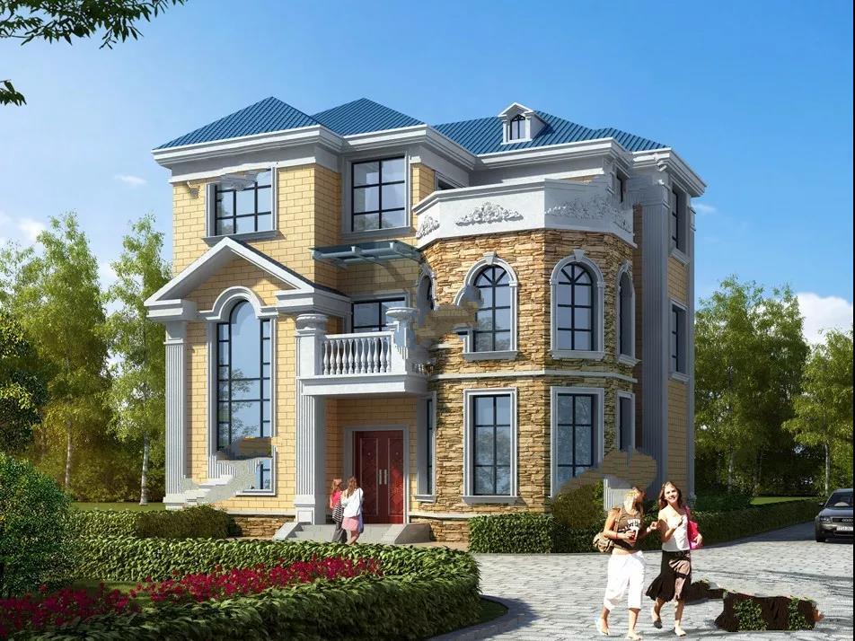 12.3×9.7米的農(nóng)村別墅