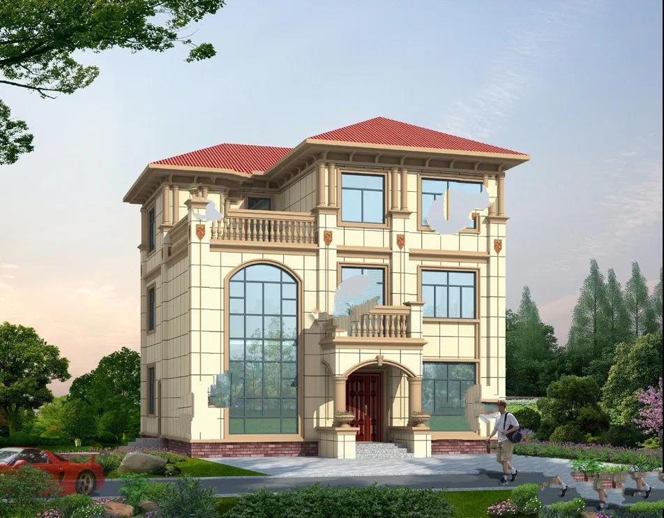 帶旋轉(zhuǎn)樓梯的農(nóng)村別墅