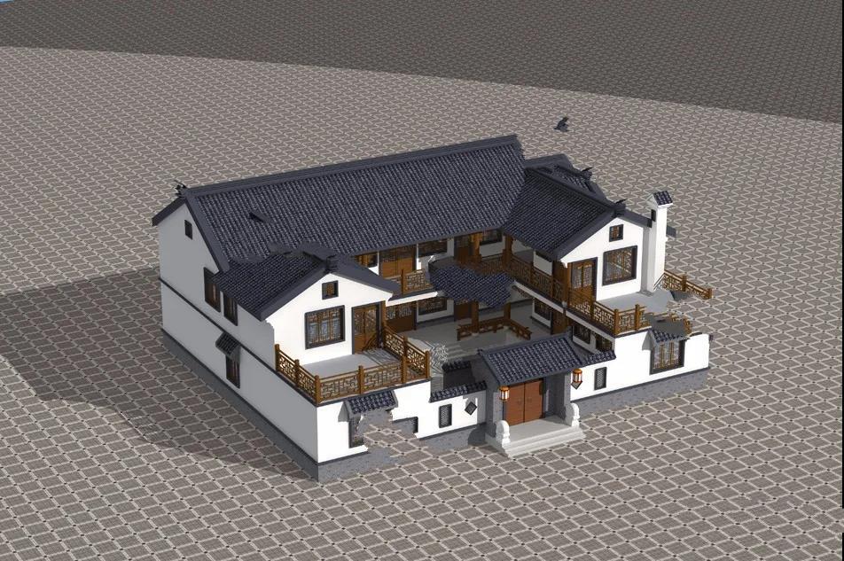 復(fù)古風(fēng)設(shè)計的農(nóng)村別墅