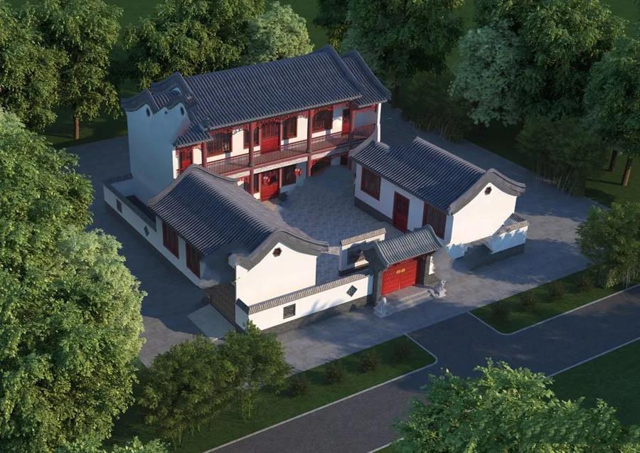 復(fù)古風(fēng)設(shè)計的農(nóng)村別墅