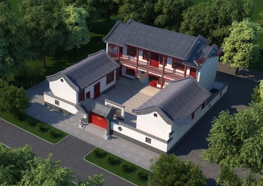 復(fù)古風(fēng)設(shè)計的農(nóng)村別墅