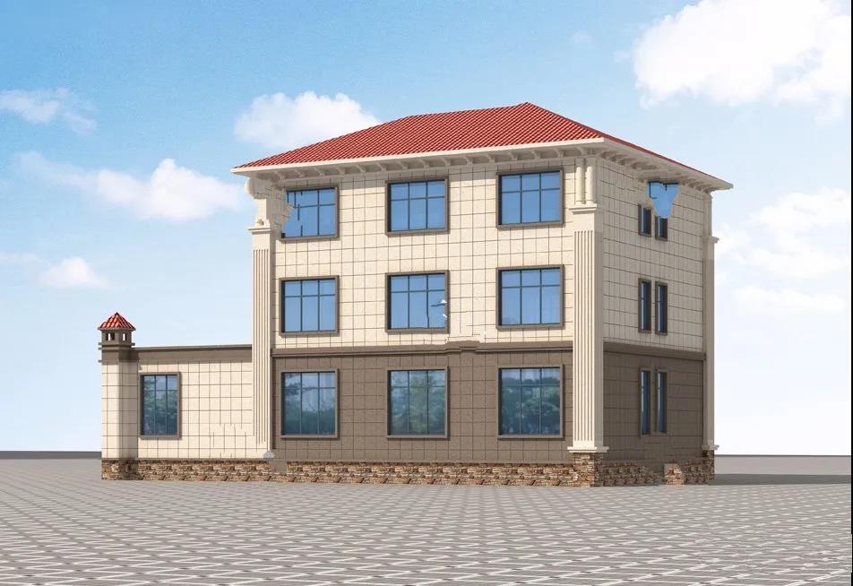 歐式設計的三層別墅