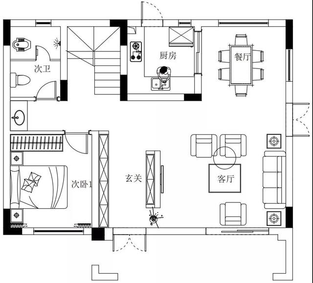 129平方米室內(nèi)裝修設(shè)計(jì)