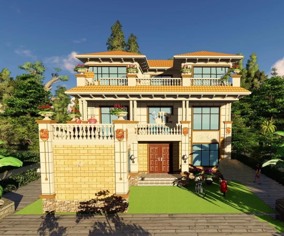 歐式風格的鄉(xiāng)村別墅