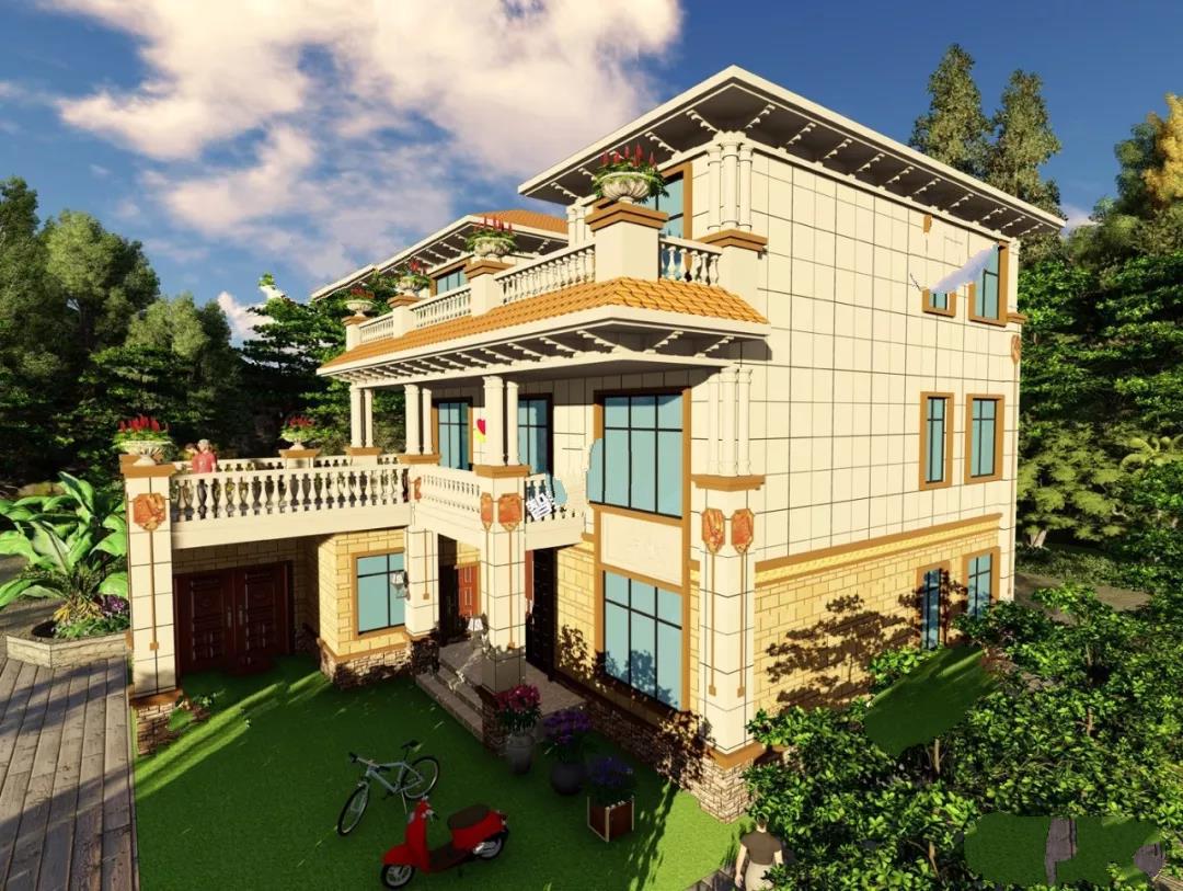 歐式風格的鄉(xiāng)村別墅