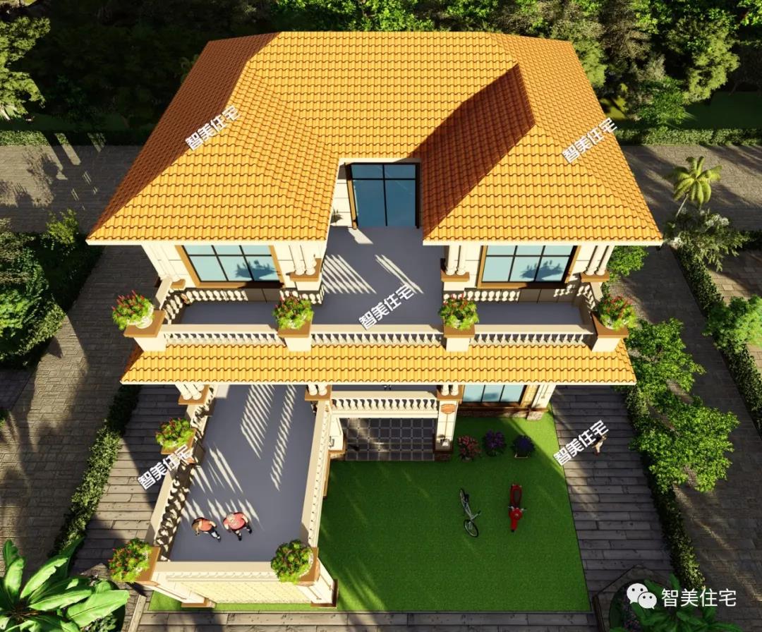 歐式風格的鄉(xiāng)村別墅