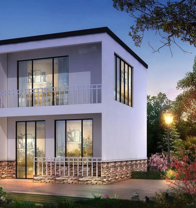 簡單的現(xiàn)代二層別墅