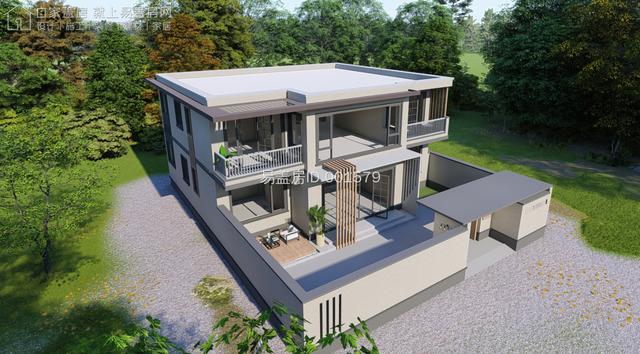 兩層現(xiàn)代別墅