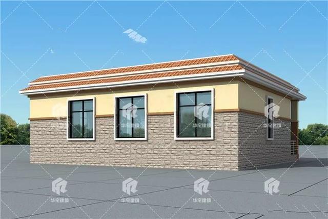 一層平頂別墅的設(shè)計圖紙