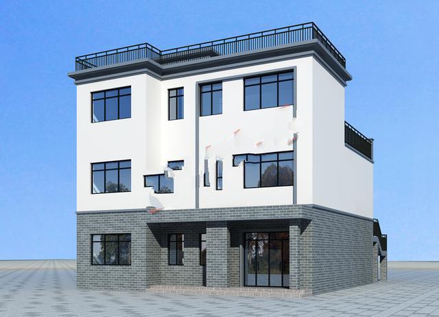 兩層半的別墅效果圖