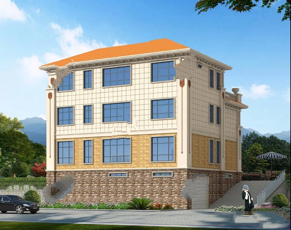 簡(jiǎn)歐式設(shè)計(jì)的農(nóng)村別墅設(shè)計(jì)