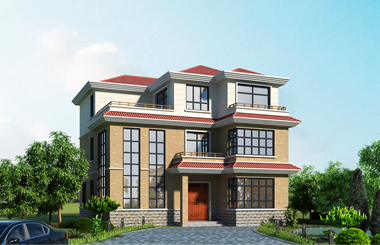 13*12復(fù)式挑空客廳農(nóng)村自建房，溫馨實(shí)用型