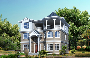 13*13農(nóng)村復(fù)式自建房，冷中調(diào)的設(shè)計，富有藝術(shù)格調(diào)