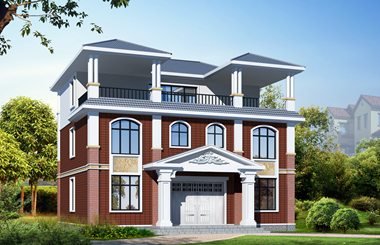 13*10三層農(nóng)村自建房，全套自建別墅施工圖紙