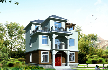 農(nóng)村別墅小洋房占地115平，全套施工圖紙