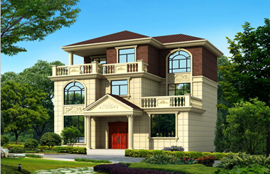 農(nóng)村三層別墅設(shè)計(jì)圖，占地145平，顏值高，造價(jià)低