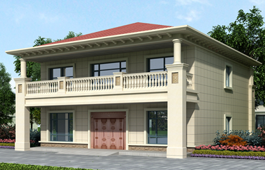 農(nóng)村簡約復式二層樓自建房