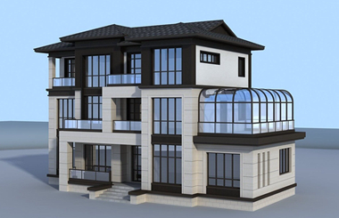 新中式簡約三層自建房設(shè)計(jì)圖，經(jīng)典好看，流行趨勢