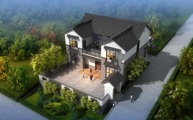 想蓋中式四合院，怎么設(shè)計？（別墅設(shè)計圖紙及效果圖大全）