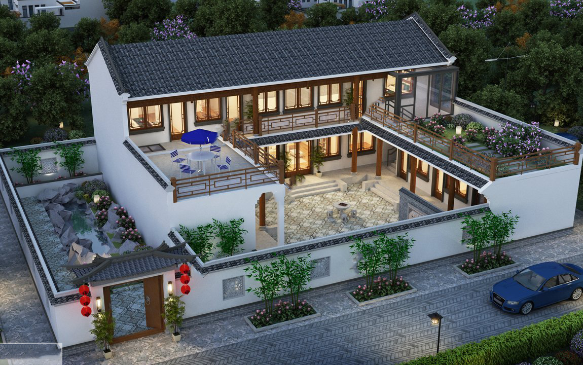 兩層農(nóng)村別墅設(shè)計，你心動了嗎