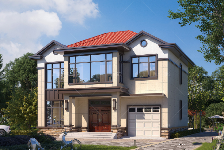 30萬就能蓋的二層樓房設(shè)計圖，最新二層樓房設(shè)計圖紙