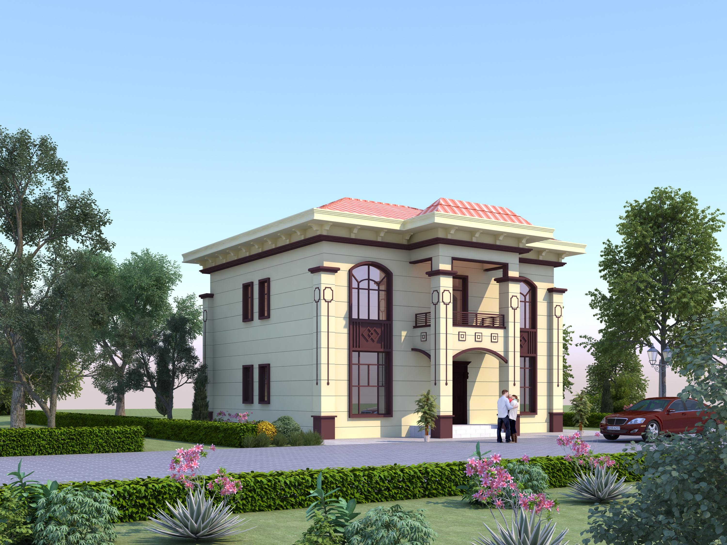 二層自建房設(shè)計圖，歐式自建房設(shè)計圖紙