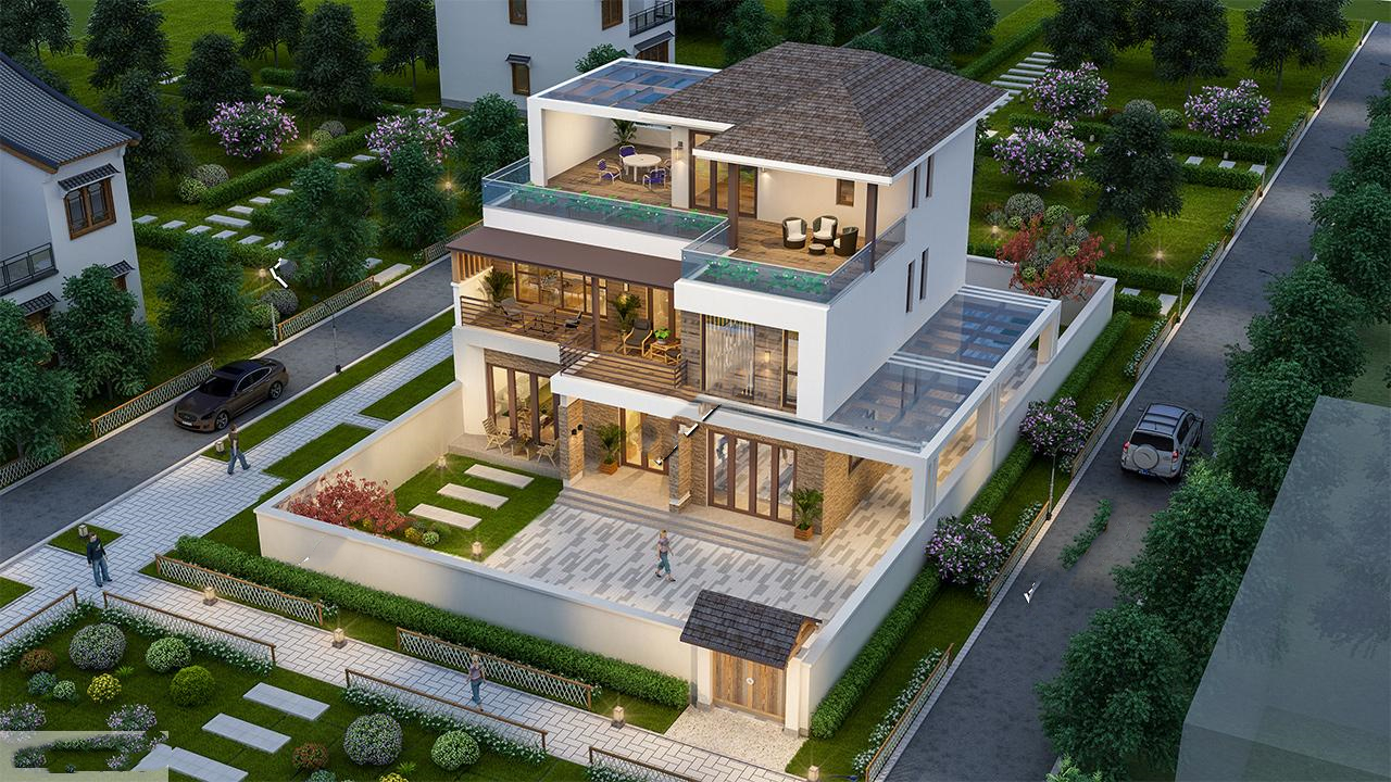 把不可能變?yōu)榭赡艿姆课荻ㄖ圃O(shè)計(jì)，高品質(zhì)三層別墅現(xiàn)代定制設(shè)計(jì)案例