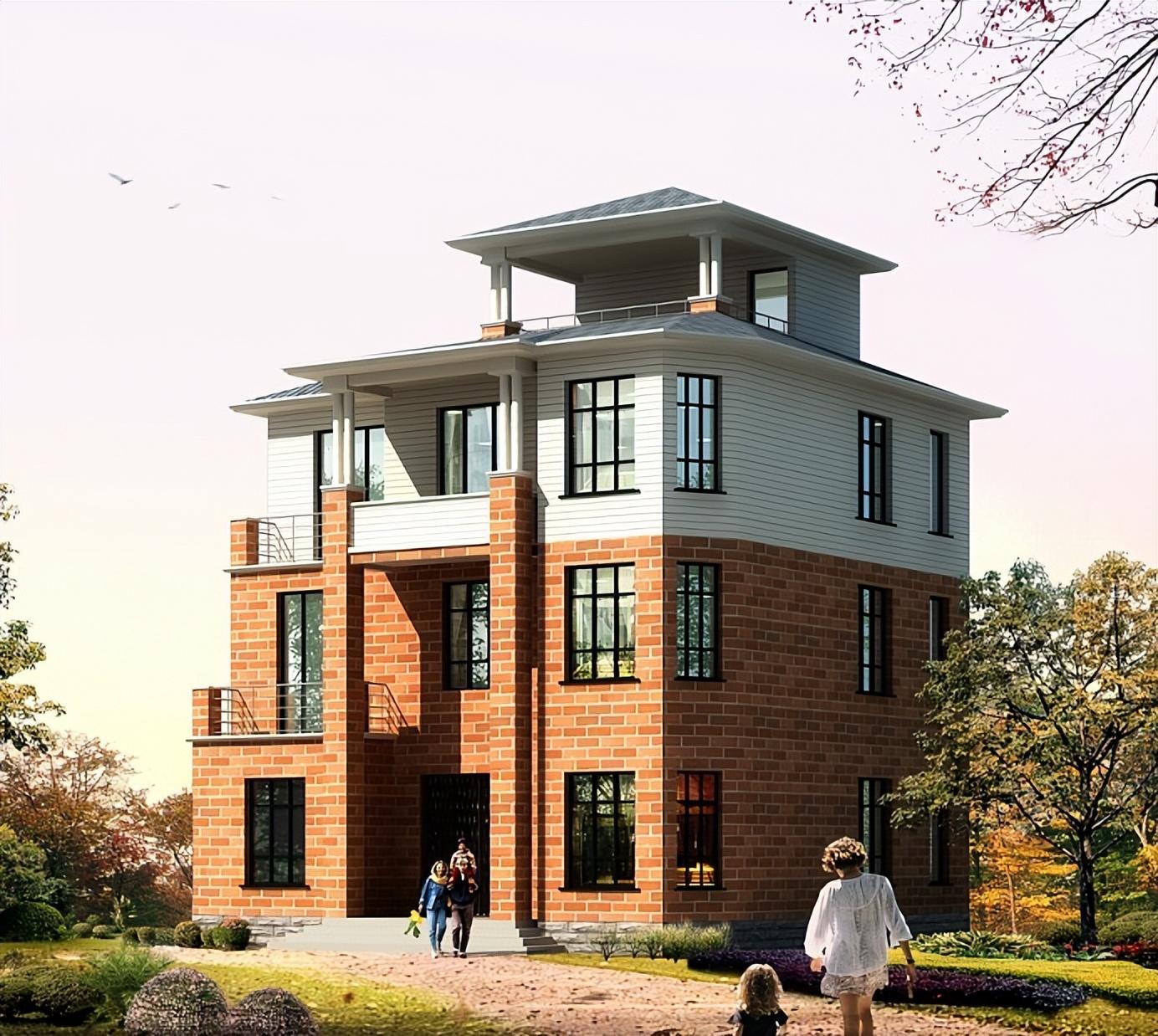 四層農(nóng)村房屋設(shè)計圖紙及農(nóng)村房屋設(shè)計效果圖