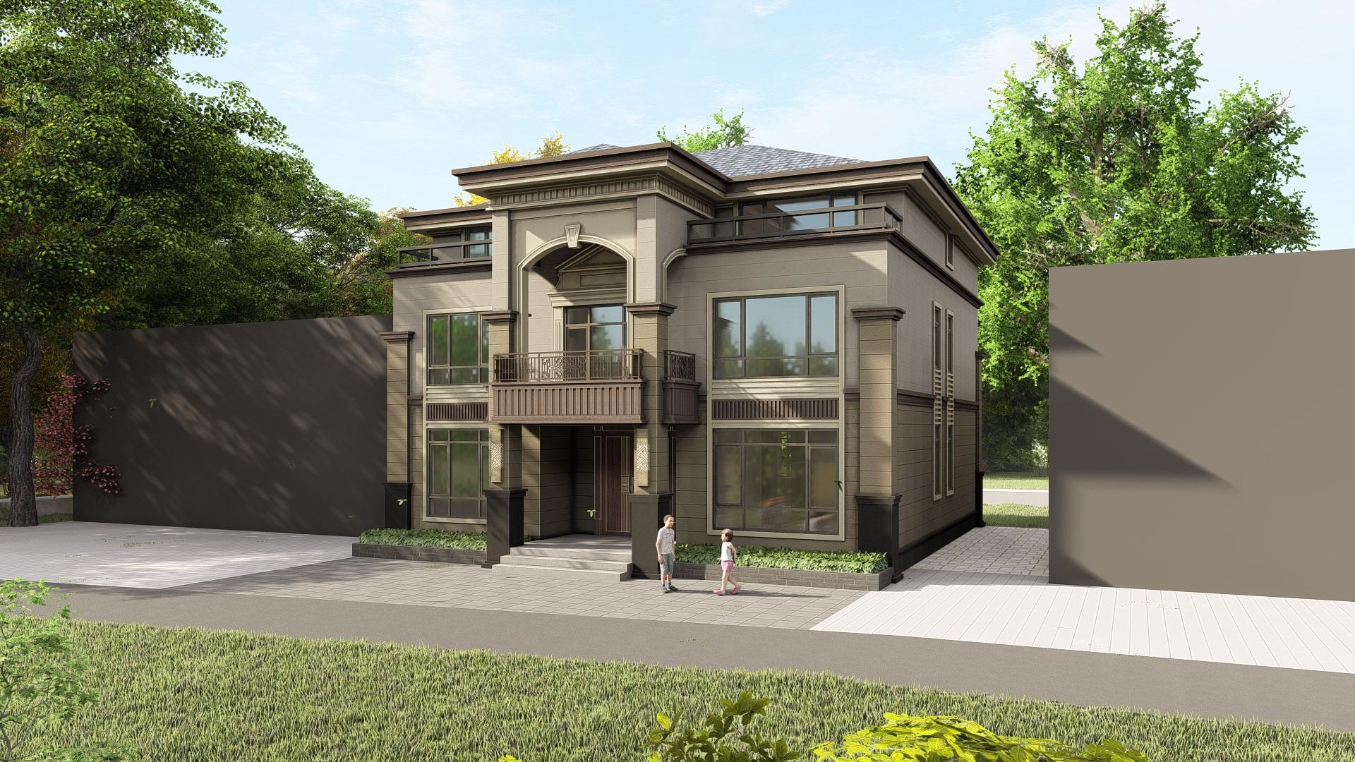 新中式三層大別墅設(shè)計(jì)圖，新中式經(jīng)典三層別墅設(shè)計(jì)圖，這款太贊了